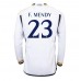 Real Madrid Ferland Mendy #23 Domácí Dres 2023-24 Dlouhým Rukávem